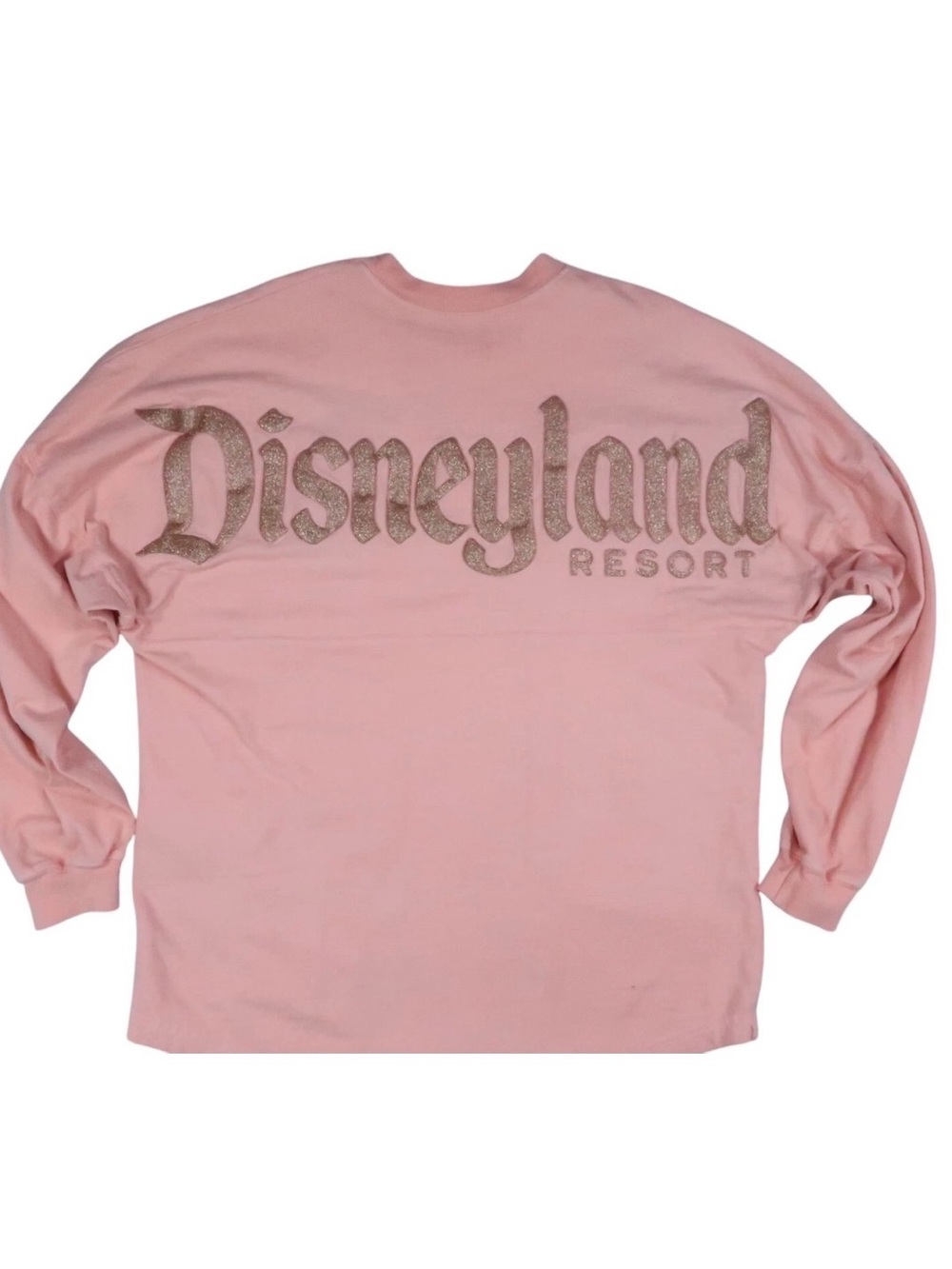 EUC Disneyland Resort Pink Long-Sleeve Graphic Shirt